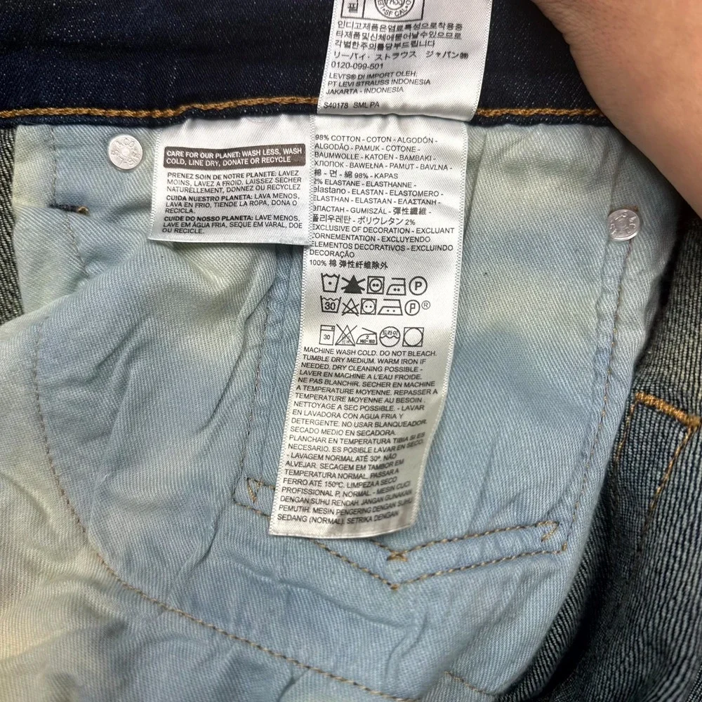 Levis size straight type